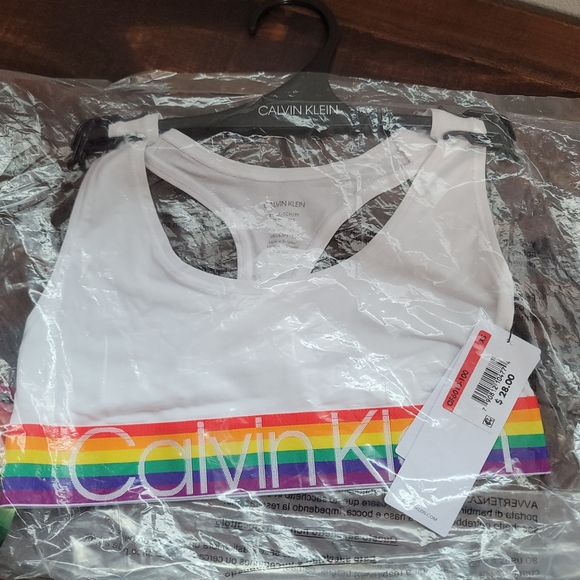 Calvin Klein PRIDE Unlined Bralette - Picture 2 of 2